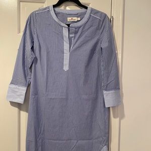 Vineyard vines blue striped dress